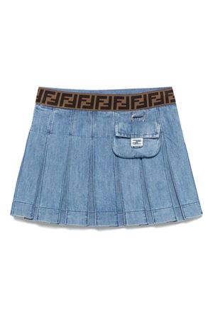 Gonna in denim FENDI KIDS | JFE165ATRFF0QG0